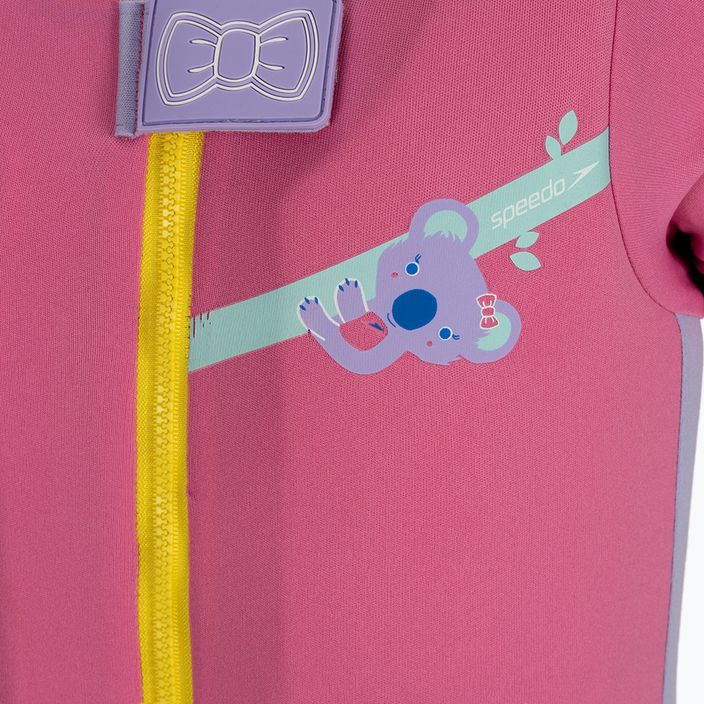 Costume da bagno per bambini Speedo Koala Printed Float rosa/viola 3