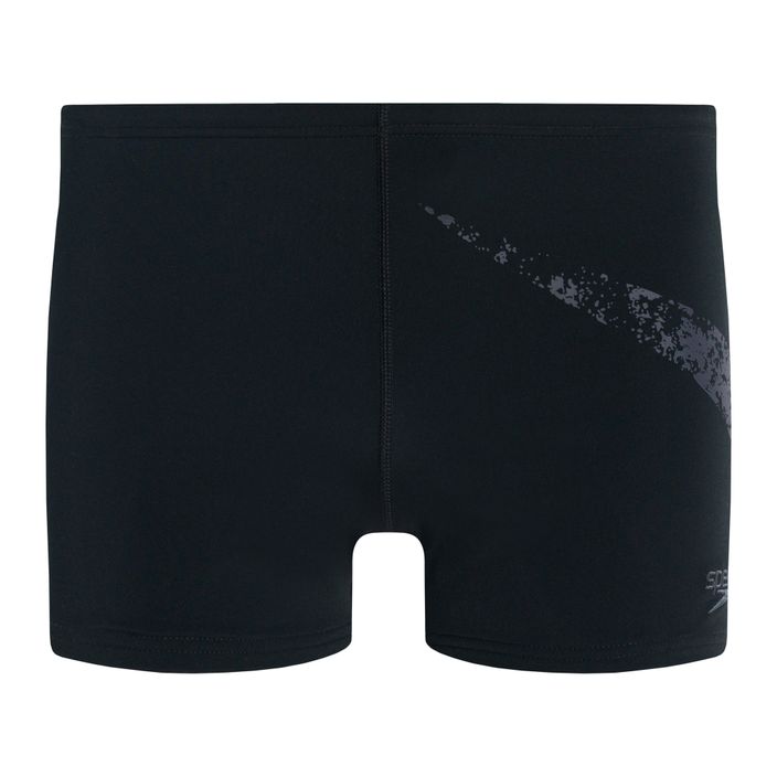 Pantaloncini da bagno Speedo Boomstar Placement nero/grigio per uomo