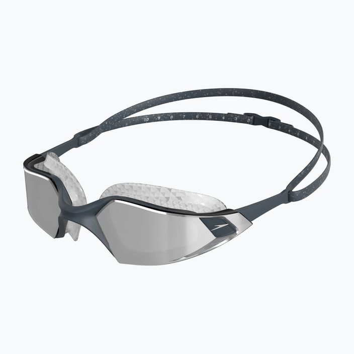 Occhiali da nuoto Speedo Aquapulse Pro Mirror oxid grigio/argento/cromo 5