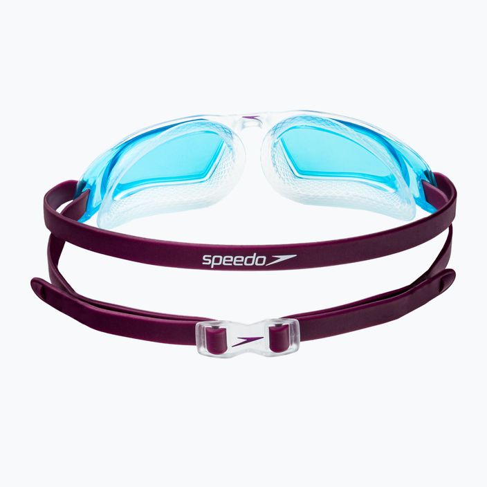 Occhialini da nuoto per bambini Speedo Hydropulse deep plum/clear/light blue 5