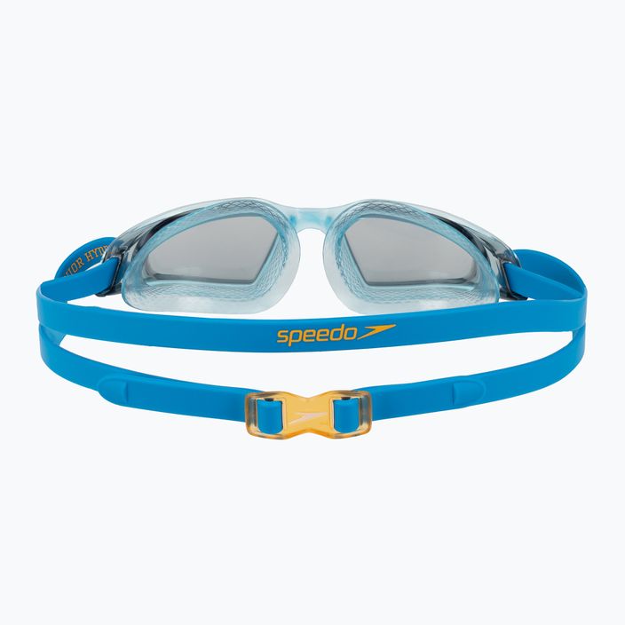 Occhialini da nuoto Speedo Hydropulse per bambini blu/mango/fumo chiaro 5