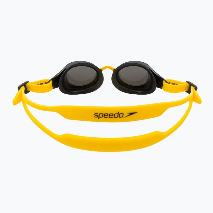 Occhialini da nuoto Speedo Hydropure Mirror per bambini giallo/nero/cromo 4