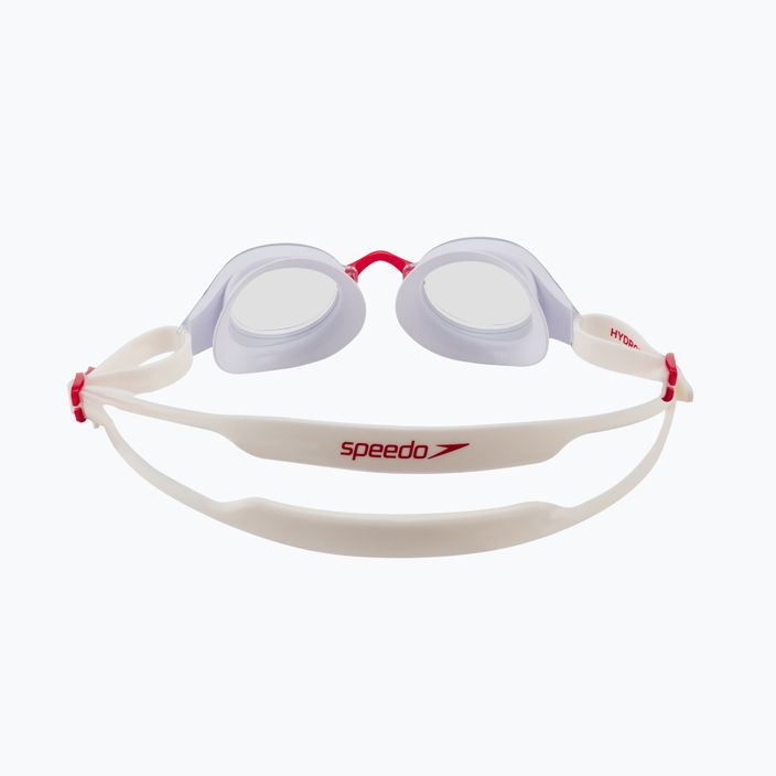 Occhialini da nuoto Speedo Hydropure bianco/rosso/chiaro 5