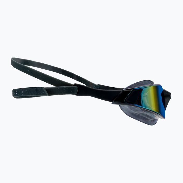 Occhiali da nuoto Speedo Aquapulse Pro Mirror grigio ossido/nero/oro arancio 3
