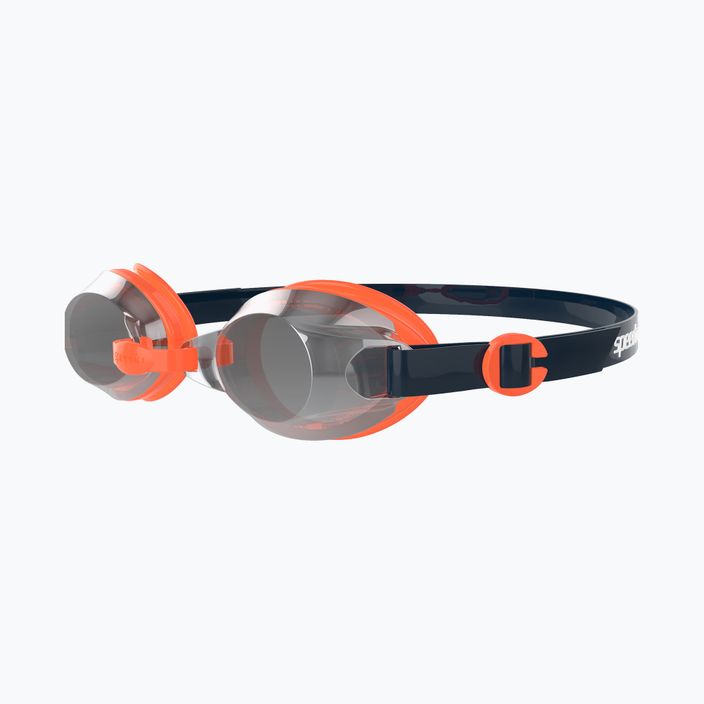 Occhialini da nuoto Speedo Jet Mirror Junior navy/arancio vulcanico/cromo 8