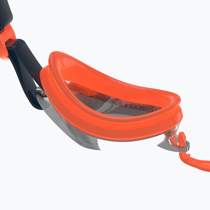 Occhialini da nuoto Speedo Jet Mirror Junior navy/arancio vulcanico/cromo 9