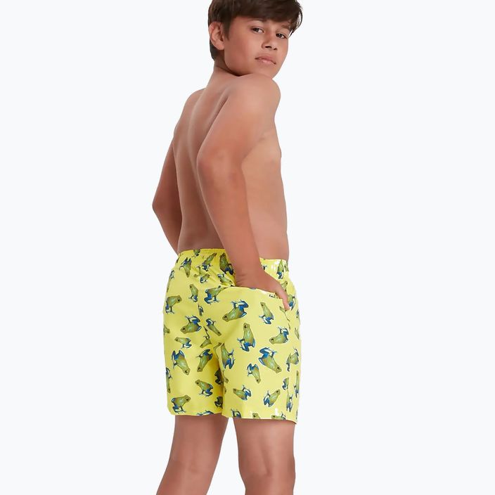 Speedo pantaloncini da bagno per bambini Stampato 13" giallo/blu 3