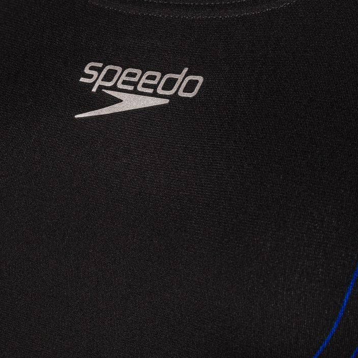 Speedo Placement Recordbreaker costume intero da donna nero/blu/neonorchidea 3
