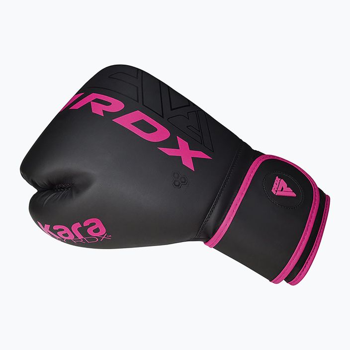 Guanti da boxe RDX F6 rosa opaco 9