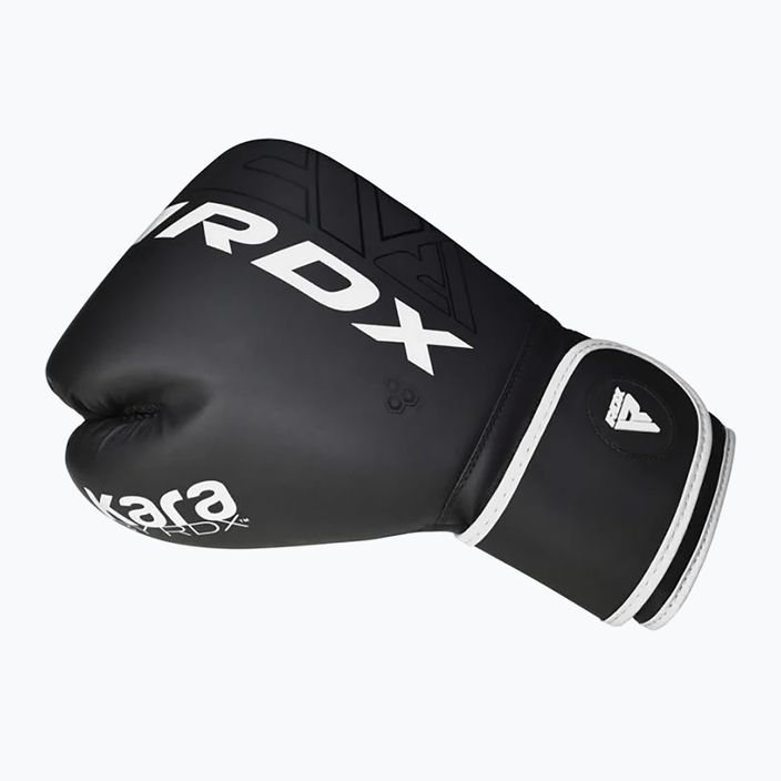 RDX F6 Kara Guanti da allenamento per la boxe, bianco 5