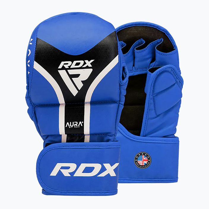 RDX Grappling Shooter Aura Plus T-17 guanti blu