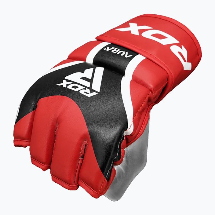 RDX Guanti da Grappling Aura Plus T-17 rosso 4