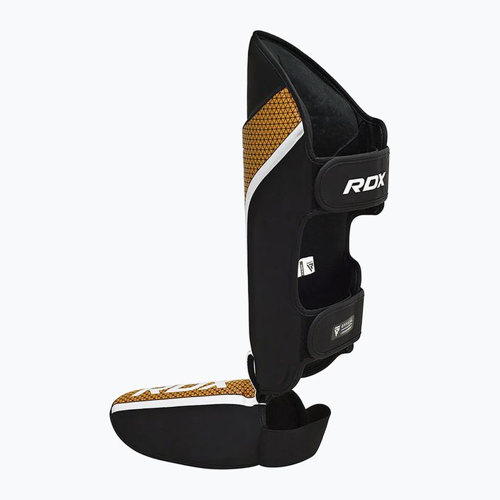 RDX Shin Instep Aura Plus T-17 protezioni dorate per tibia e piede 3