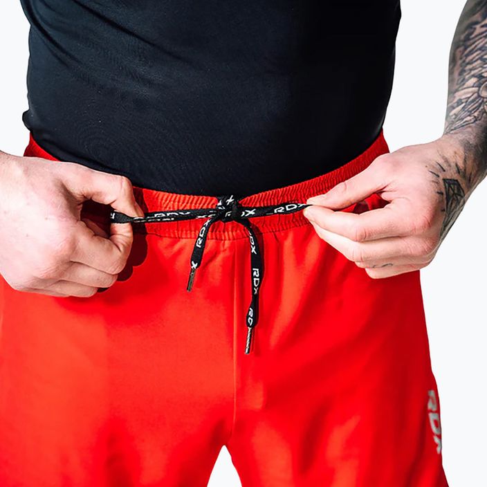 Pantaloncini da allenamento RDX T16 rosso/nero 3