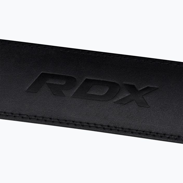 RDX Cintura per sollevamento pesi 4" in pelle nera 6