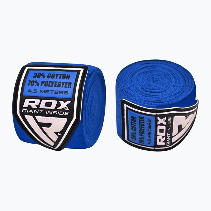 Bende da boxe RDX Hand Wraps Plus blu 3