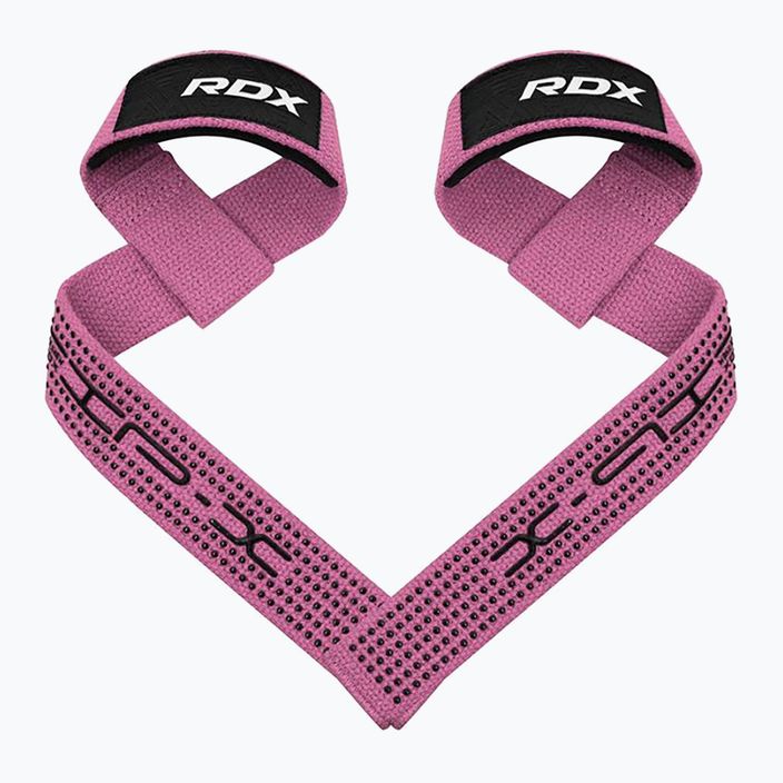 RDX S4 Cinghie da polso per sollevamento pesi rosa 2