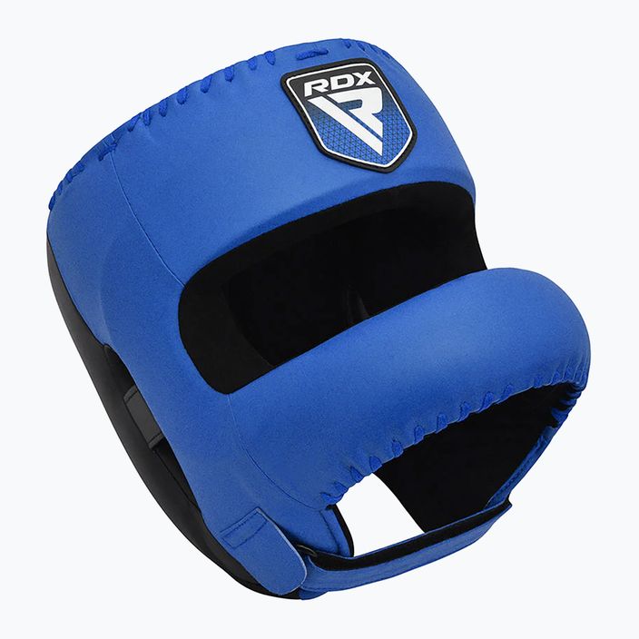 RDX Apex Casco da boxe con protezione del naso Bar blu 2