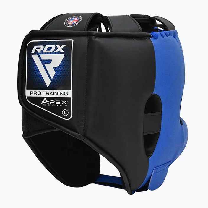 RDX Apex Casco da boxe con protezione del naso Bar blu 3