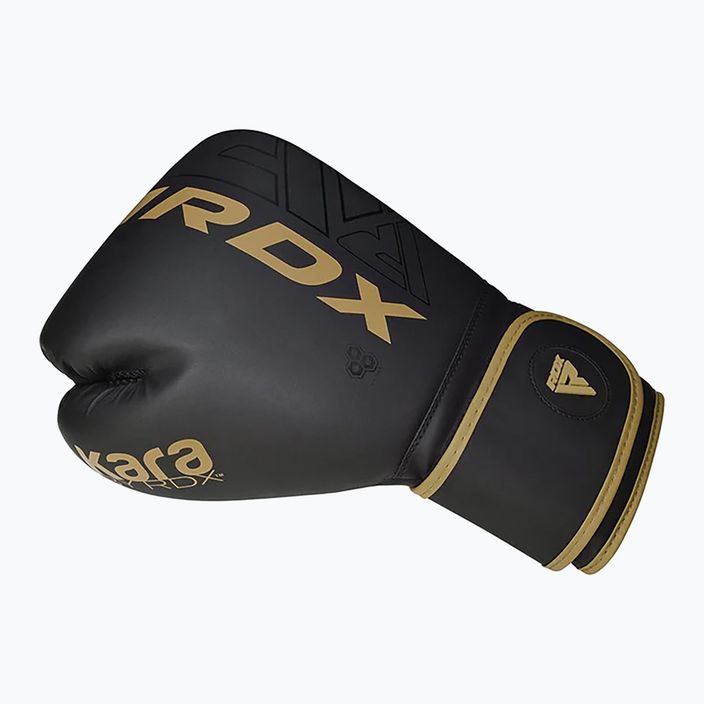 Sacco da boxe RDX F6 Junior + guantoni da boxe oro opaco 5