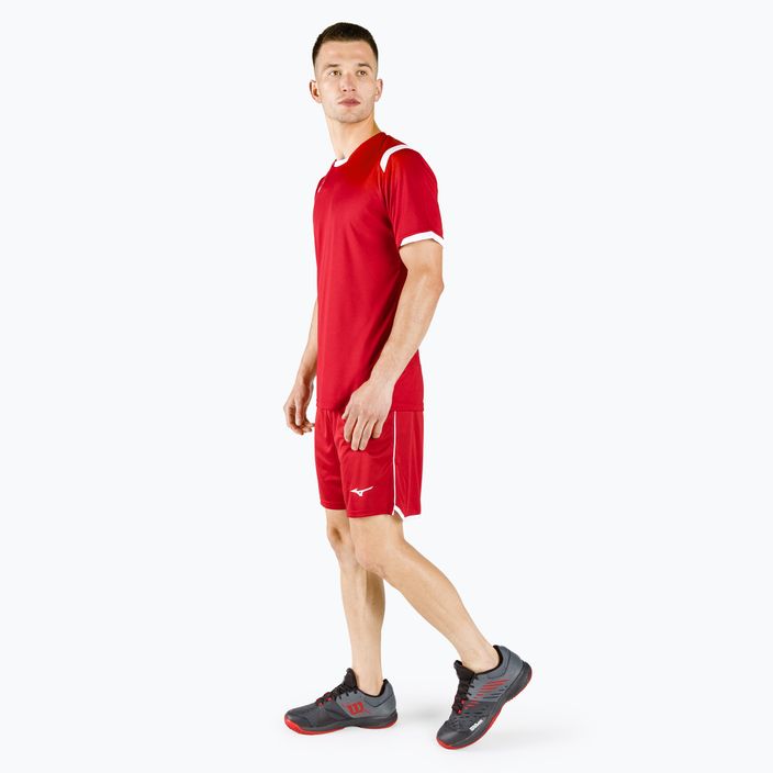 Pantaloncini da allenamento Mizuno High-Kyu da uomo, rosso V2EB700162 2