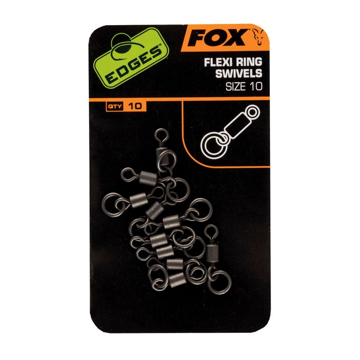 Fox International Edges Flexi Ring Swivel 10 girelle per carpe 2