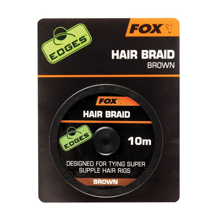 Treccia per carpa Fox International Edges Hair Braid marrone 2