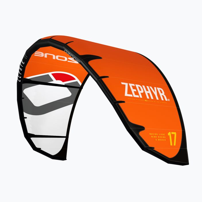 Ozone Zephyr V7 arancione/bianco kite kitesurfing kite