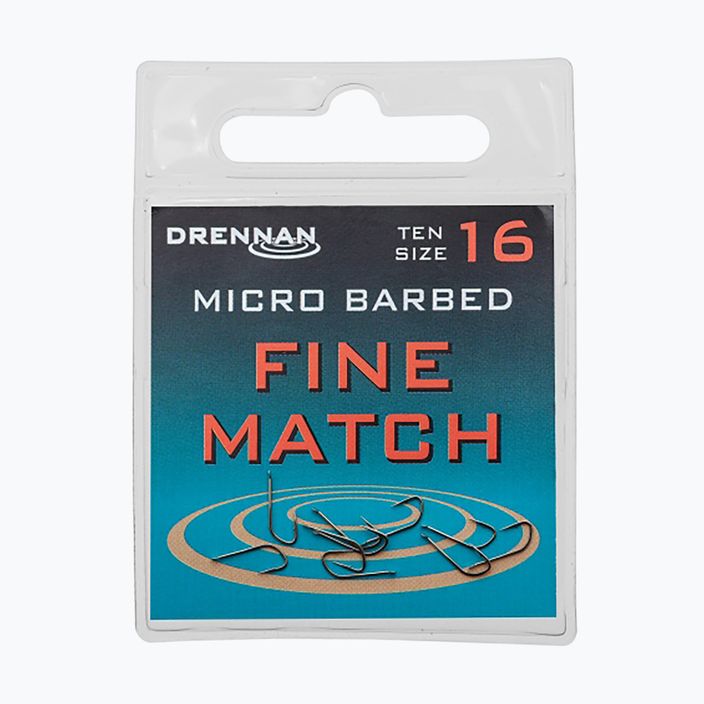 Drennan Fine Match ganci neri HSFMTM024
