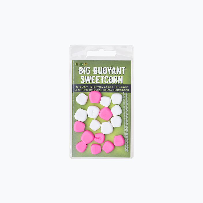 ESP Big Buoyant Sweetcorn esca artificiale di mais rosa e bianca ETBSCPW008 3