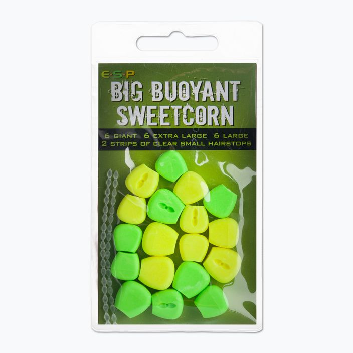 ESP Buoyant Sweetcorn esca artificiale di mais verde e gialla ETBSCGY006 2