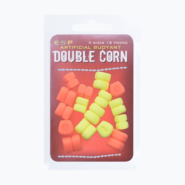 ESP Double Corn Sweetcorn esca artificiale arancione e gialla ETBDCOFY01