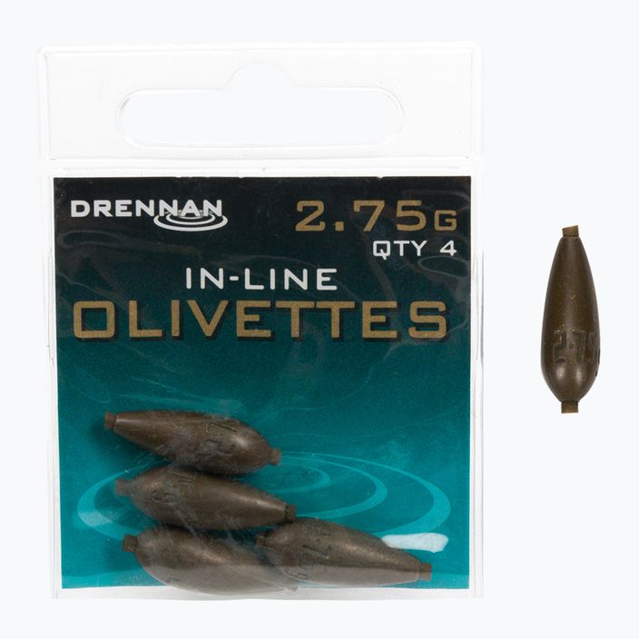 Pesi Drennan oliva con ago 4pz marrone TOOIO275 2