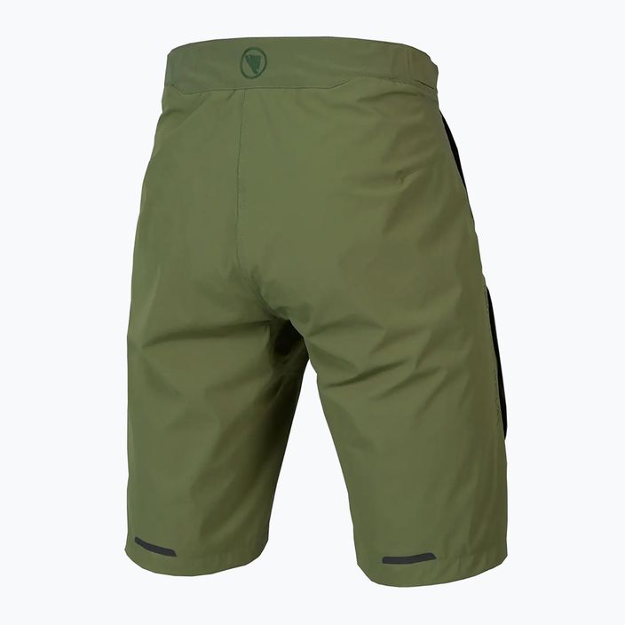 Pantaloncini da ciclismo Endura GV500 Foyle Baggy da uomo verde oliva 2