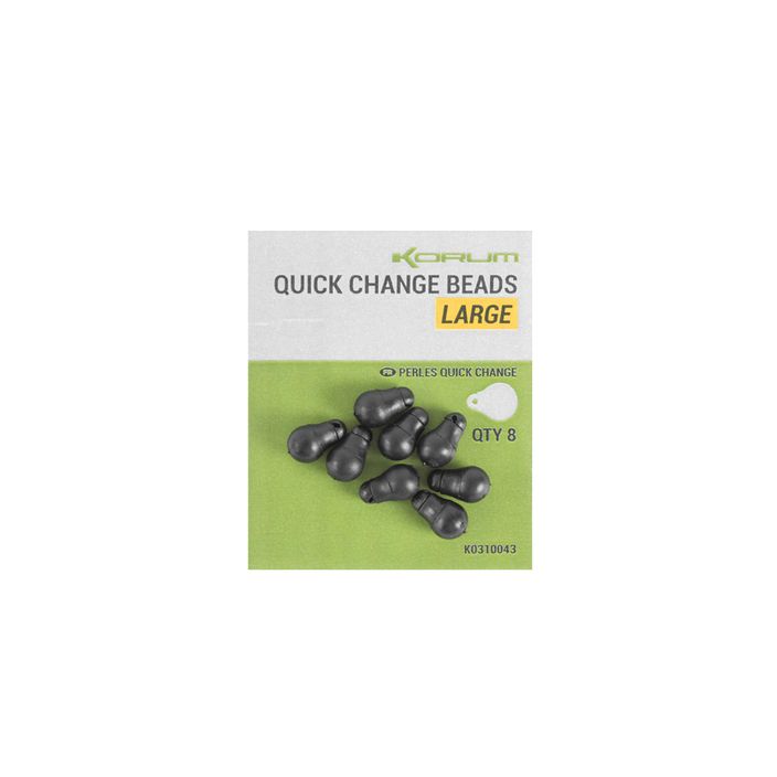 Connettori per alimentatori Korum Quick Change Beads nero 2