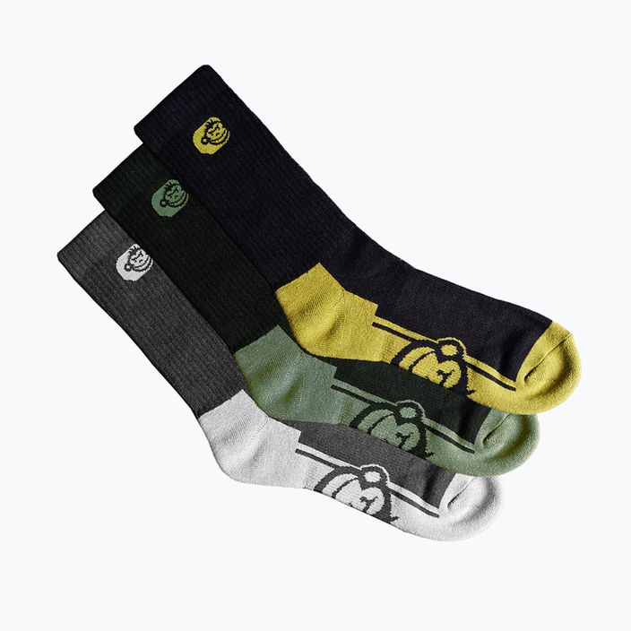 Calzini da pesca RidgeMonkey Apearel Crew Socks 3 Pack nero RM659 11