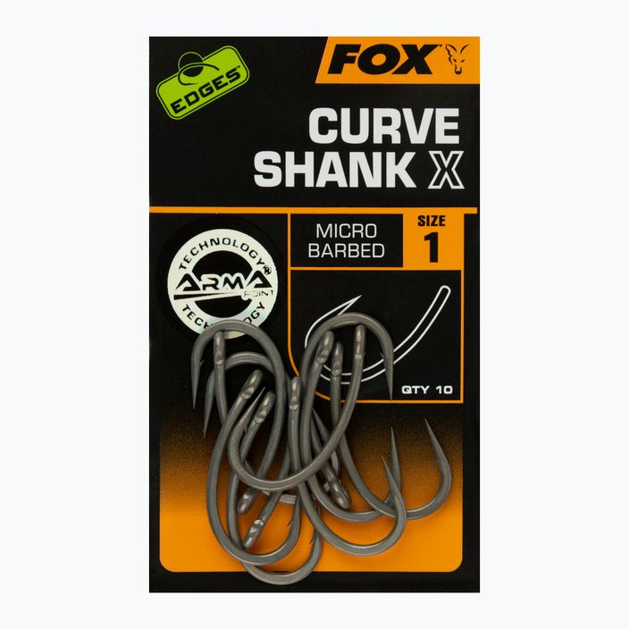 Ami da carpa Fox International Edges Curve Shank X 2