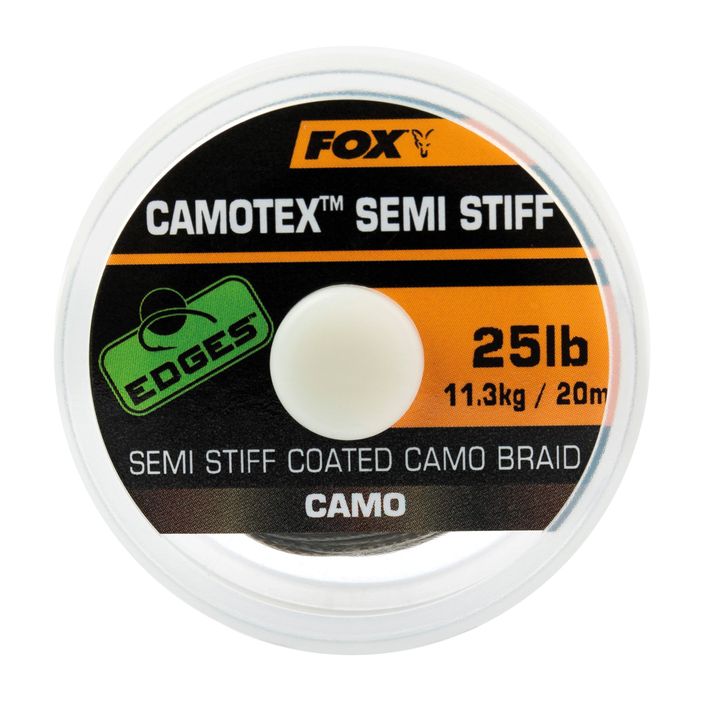 Fox International Camotex Semi Stiff camo treccia per carpe 2
