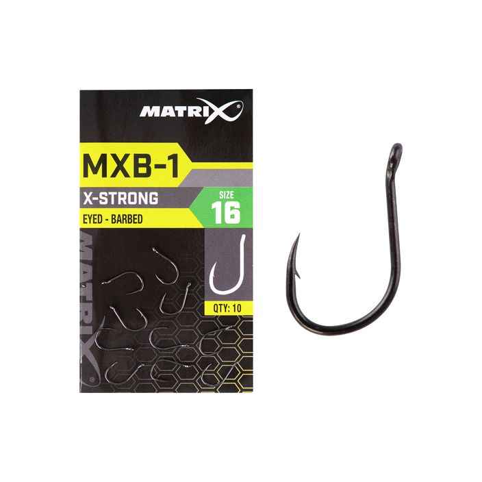 Matrix MXB-1 Ganci con occhiello spinato 10 pezzi nichel nero 2