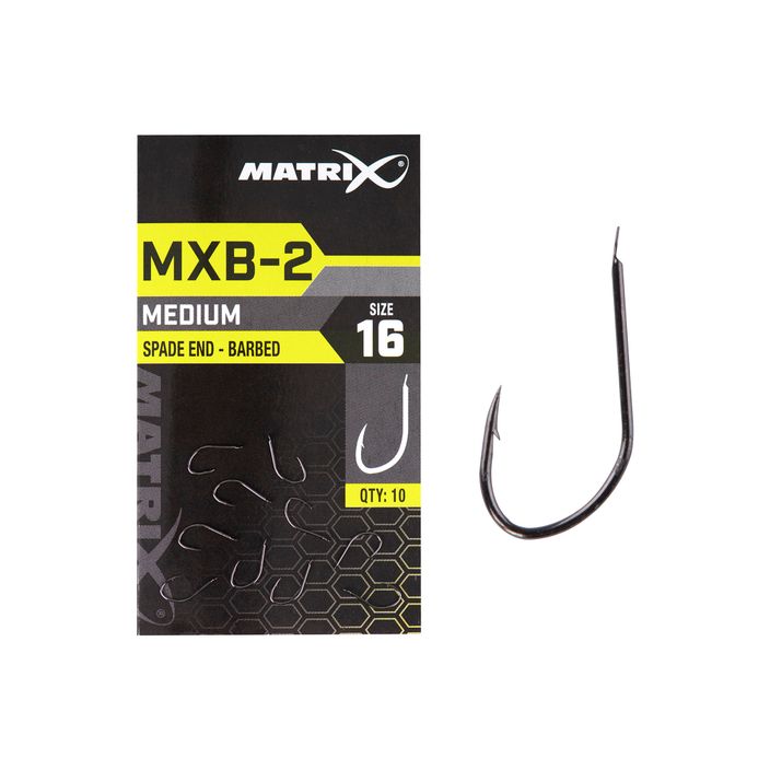 Matrix MXB-2 Ganci a forcella spinati 10 pezzi nichel nero 2