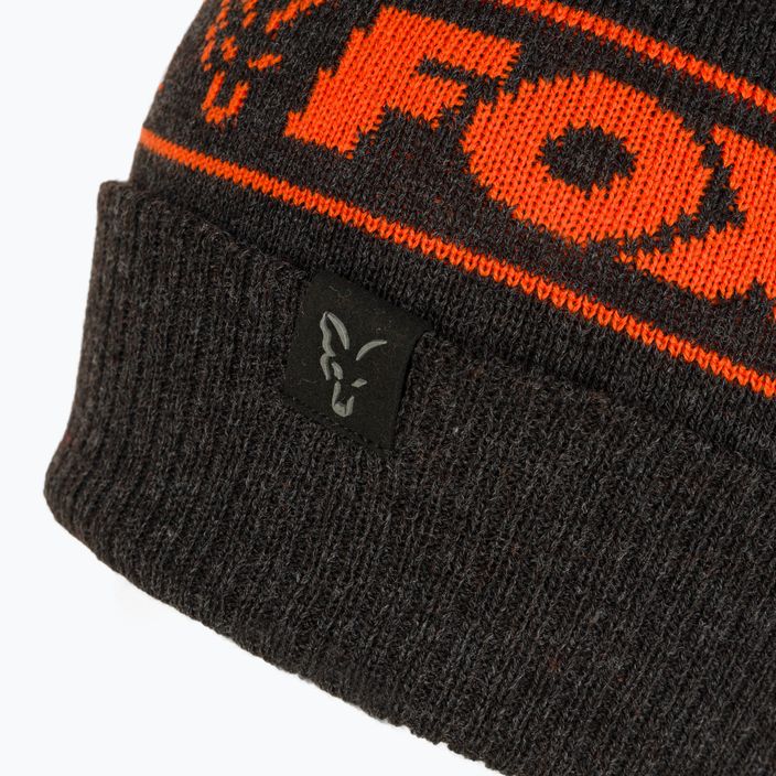Cappello invernale Fox International Collection Booble nero/arancio 4
