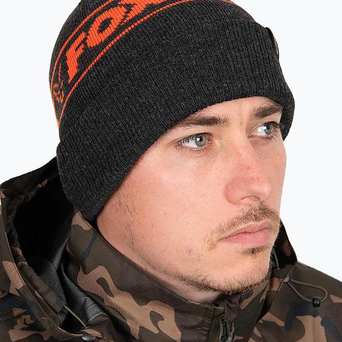 Fox International Collection berretto invernale nero/arancio 6
