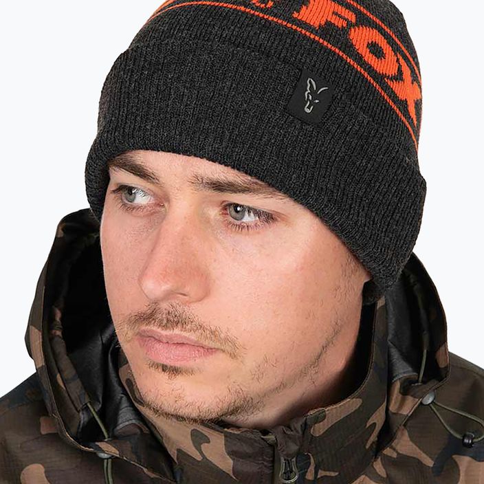 Fox International Collection berretto invernale nero/arancio 7