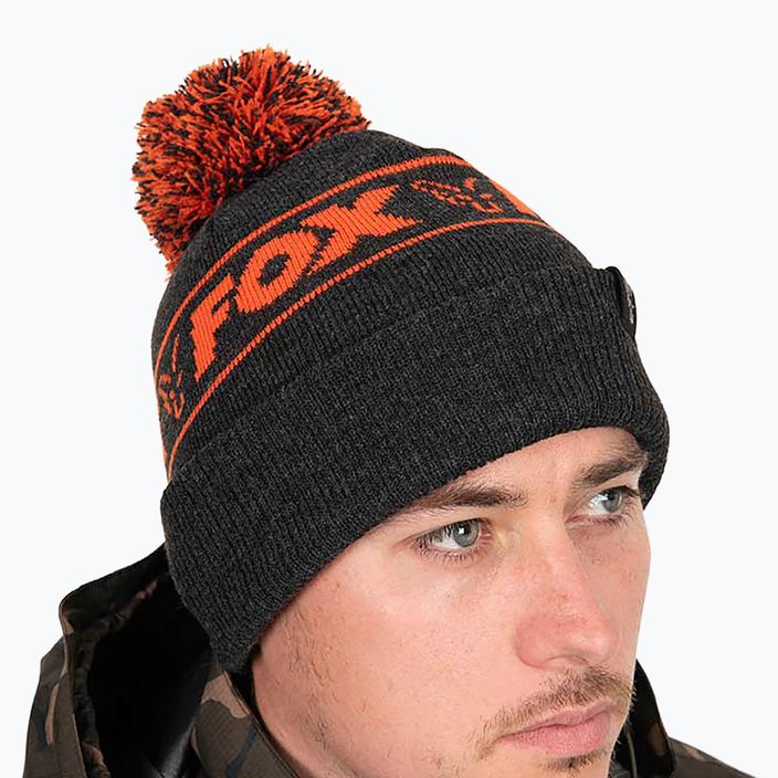 Cappello invernale Fox International Collection Booble nero/arancio 6
