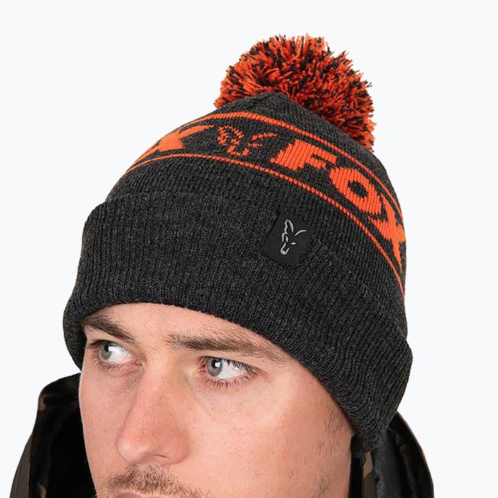 Cappello invernale Fox International Collection Booble nero/arancio 7