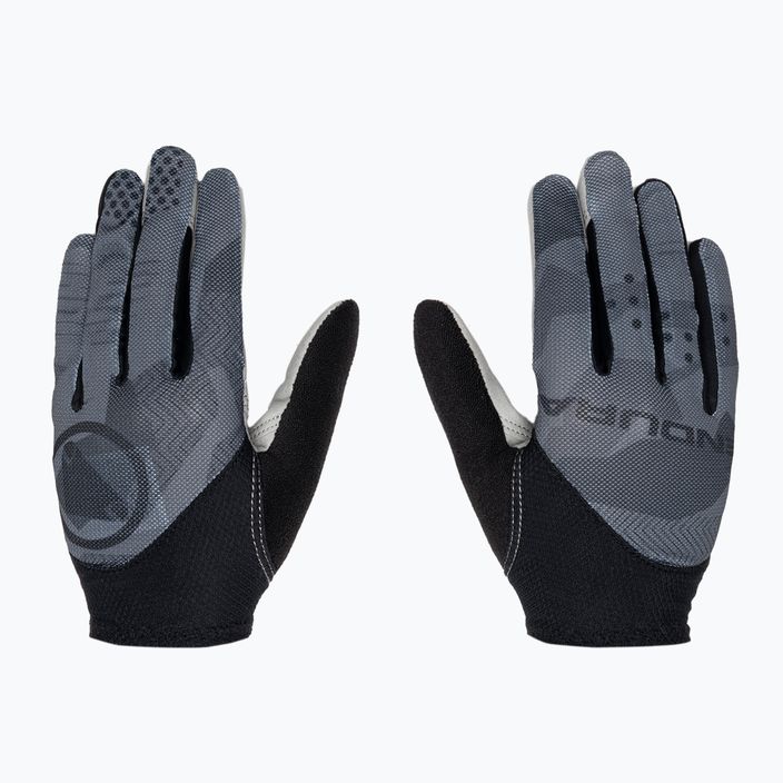 Guanti da ciclismo Endura Hummvee Lite Icon grigio mimetico da uomo 3