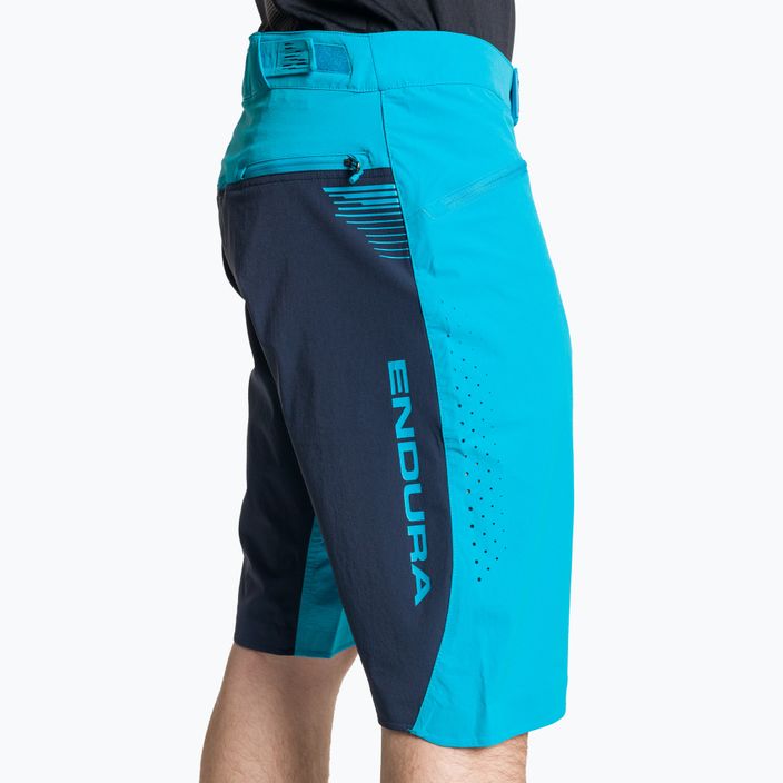 Pantaloncini da ciclismo Endura Singletrack Lite Short Sht blu elettrico da uomo 4