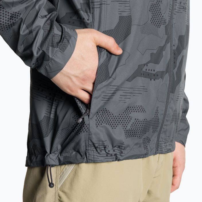 Giacca da ciclismo Endura Hummvee Windshell grigio camo da uomo 4