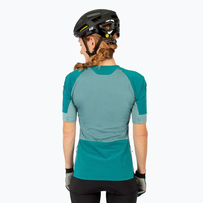 Maglia da ciclismo da donna Endura GV500 S/S verde abete 3