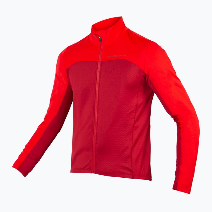 Felpa da ciclismo Endura FS260-Pro Roubaix rosso ruggine per uomo 5